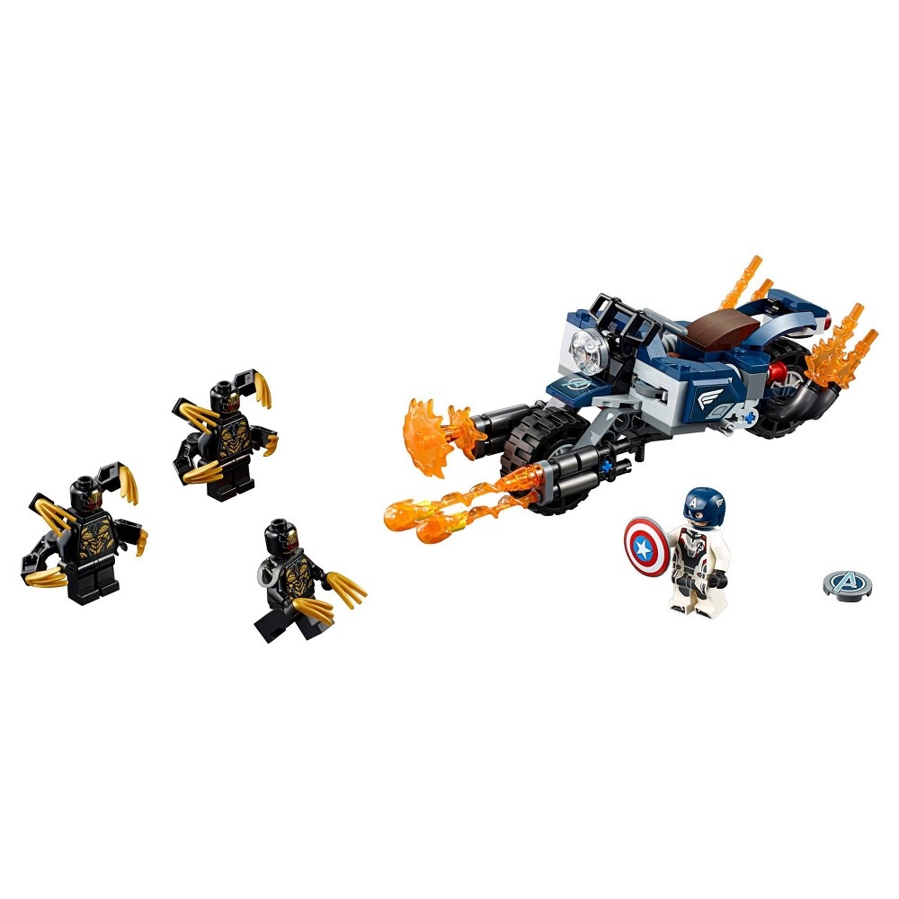 slide 2 of 7, LEGO Super Heroes Marvel Avengers Movie 4 Captain America: Outriders Attack 76123, 1 ct