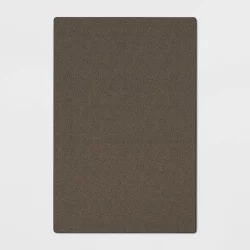 4'x6' Solid Utility Accent Rug Black - Made By Design