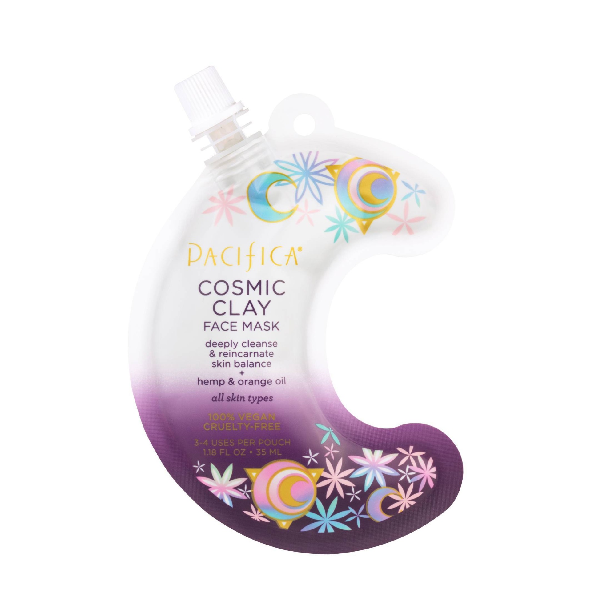 slide 1 of 3, Pacifica Cosmic Clay Face Mask, 1.18 fl oz