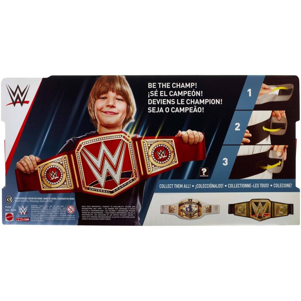 slide 3 of 6, WWE Universal Title Belt, 1 ct