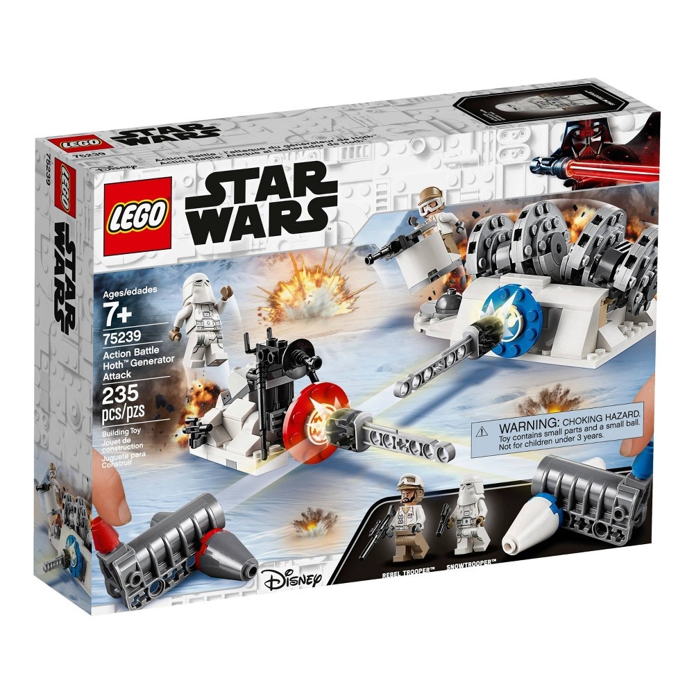 slide 5 of 7, LEGO Star Wars Action Battle Hoth Generator Attack 75239, 1 ct