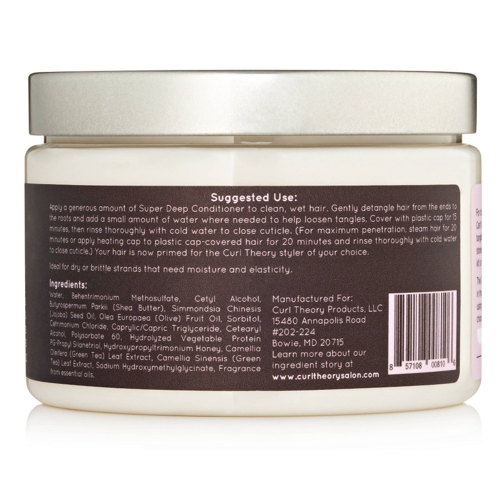 slide 2 of 3, Curl Theory Super Deep Conditioner, 12 fl oz