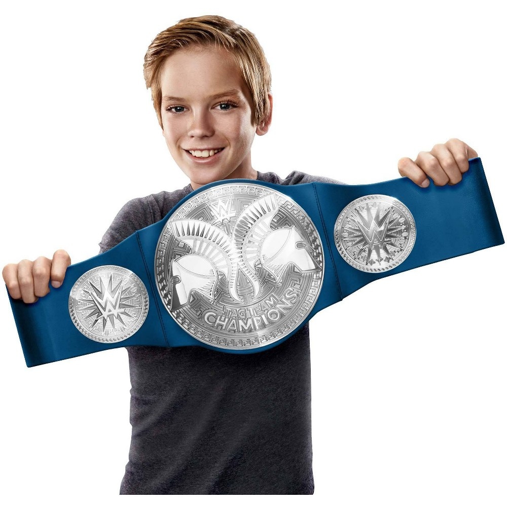 slide 6 of 6, WWE Smackdown Tag Team Championship Belt, 1 ct