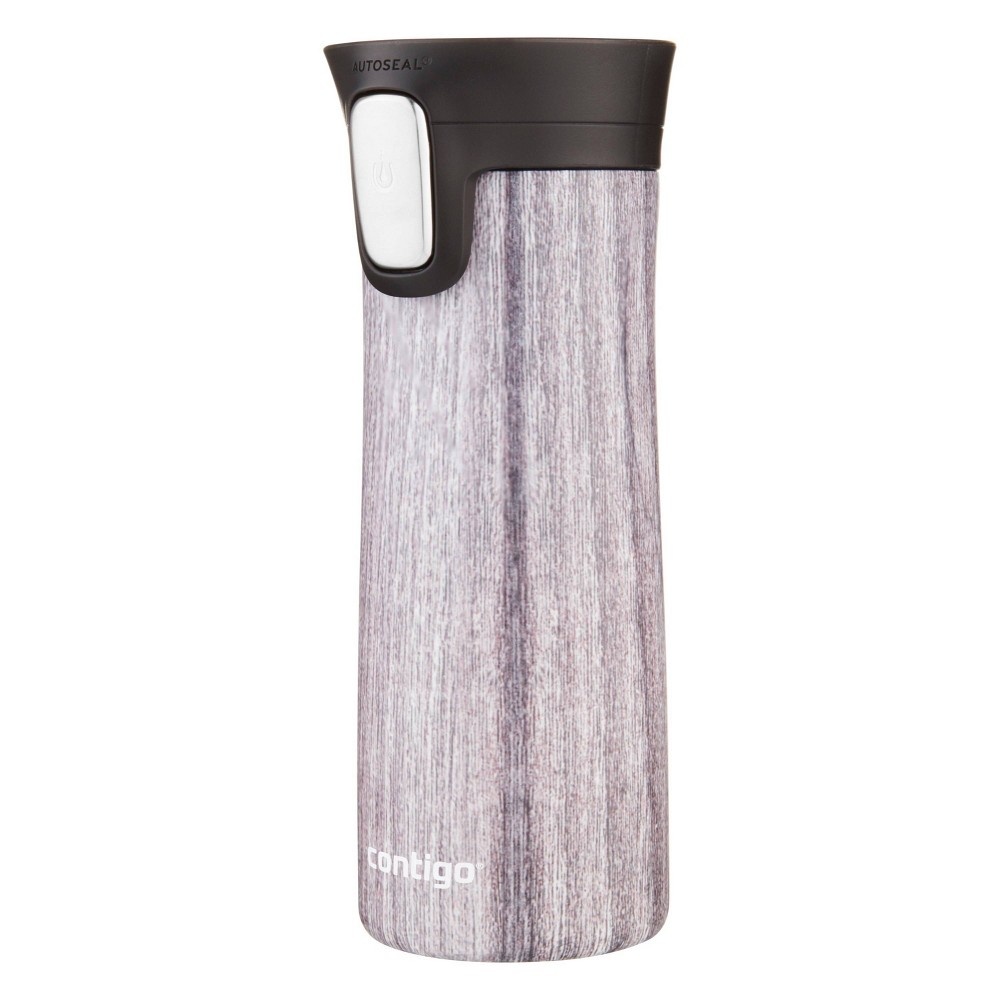 slide 2 of 6, Contigo Couture Stainless Steel Autoseal Vacuum-Insulated Coffee Travel Mug Blonde Wood, 14 oz