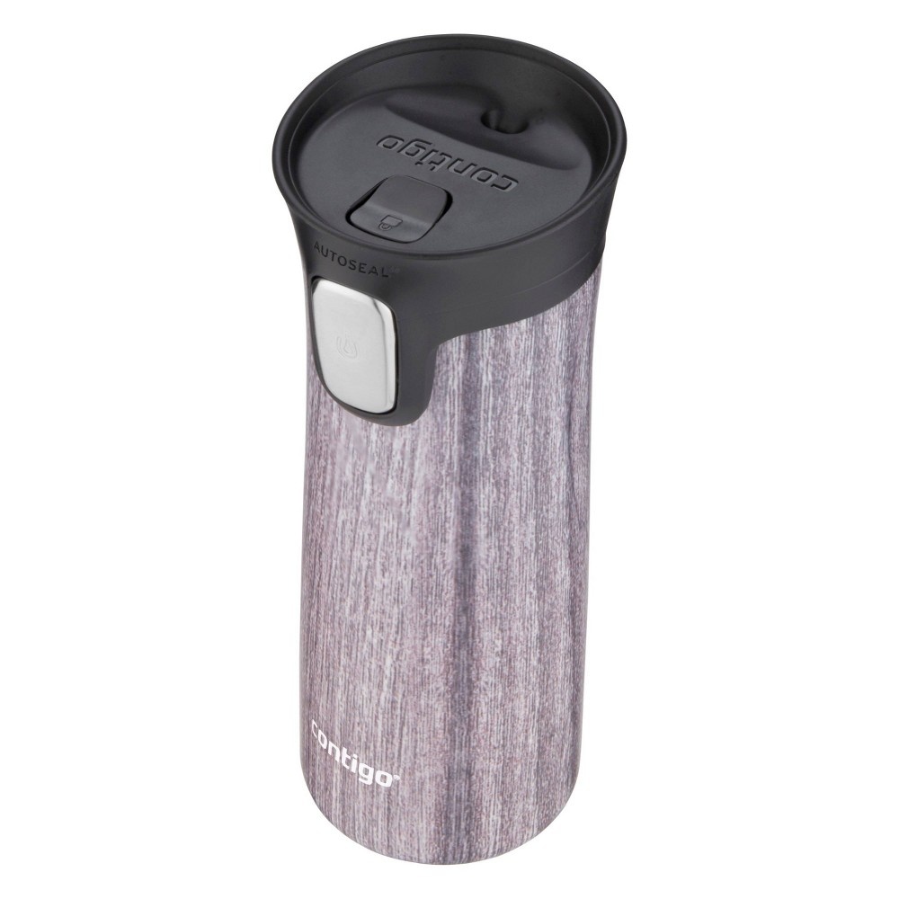 slide 4 of 6, Contigo Couture Stainless Steel Autoseal Vacuum-Insulated Coffee Travel Mug Blonde Wood, 14 oz