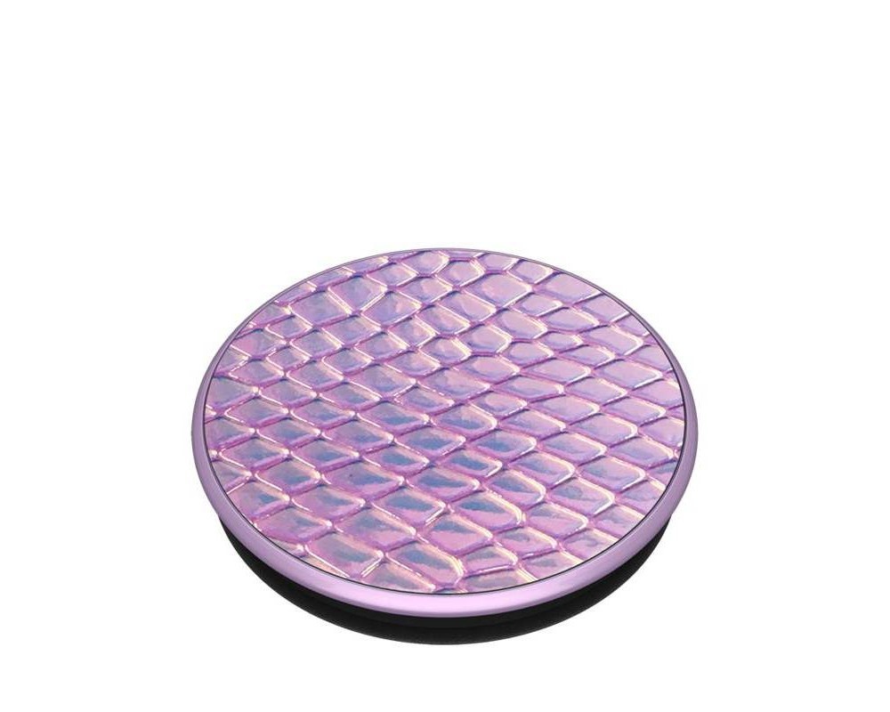 slide 3 of 3, PopSockets PopGrip Cell Phone Grip & Stand - Iridescent Snakeskin Golden Pink, 1 ct