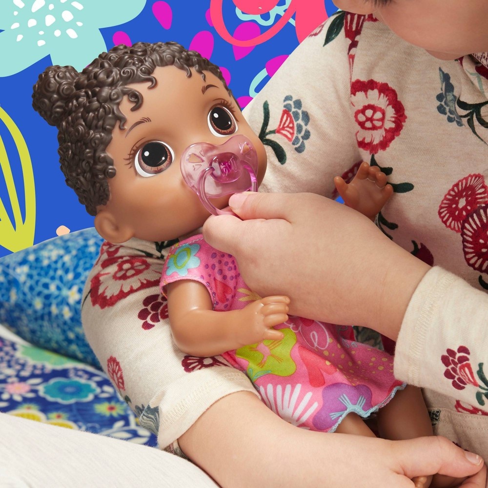 slide 8 of 9, Baby Alive Baby Lil Sounds: Interactive Baby Doll - Pink Dress, 1 ct