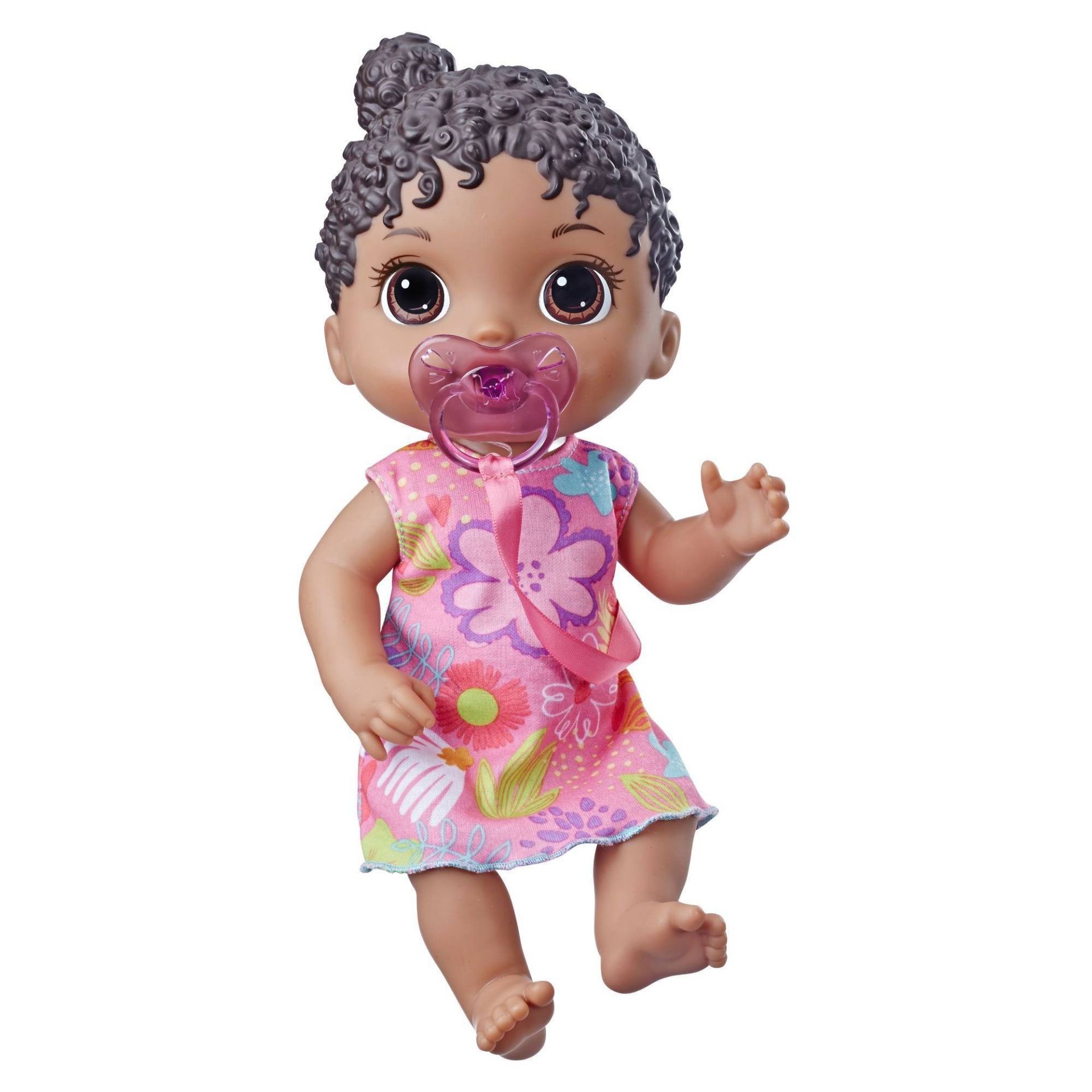 slide 1 of 9, Baby Alive Baby Lil Sounds: Interactive Baby Doll - Pink Dress, 1 ct