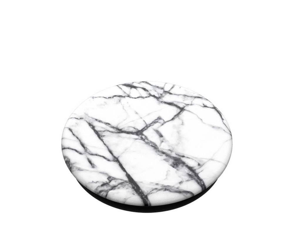 slide 2 of 3, PopSockets Marble PopGrip Cell Phone Grip & Stand - Dove White, 1 ct