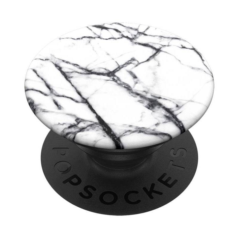 slide 1 of 3, PopSockets Marble PopGrip Cell Phone Grip & Stand - Dove White, 1 ct