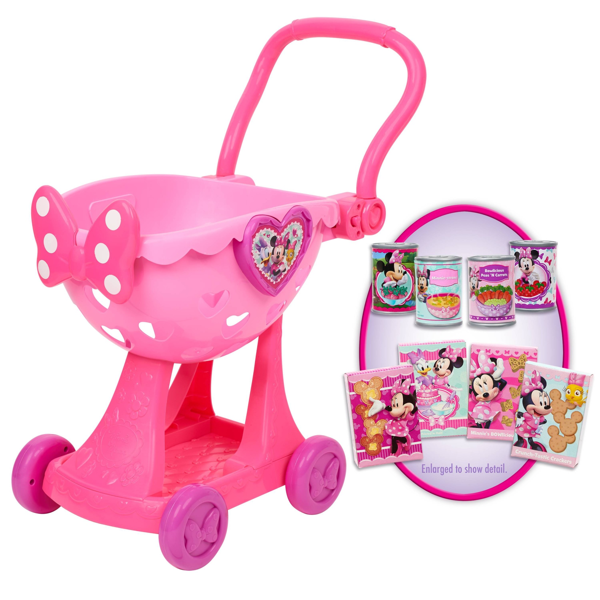 slide 1 of 5, Disney Minnie's Happy Helpers Bowtique Shopping Cart, 1 ct