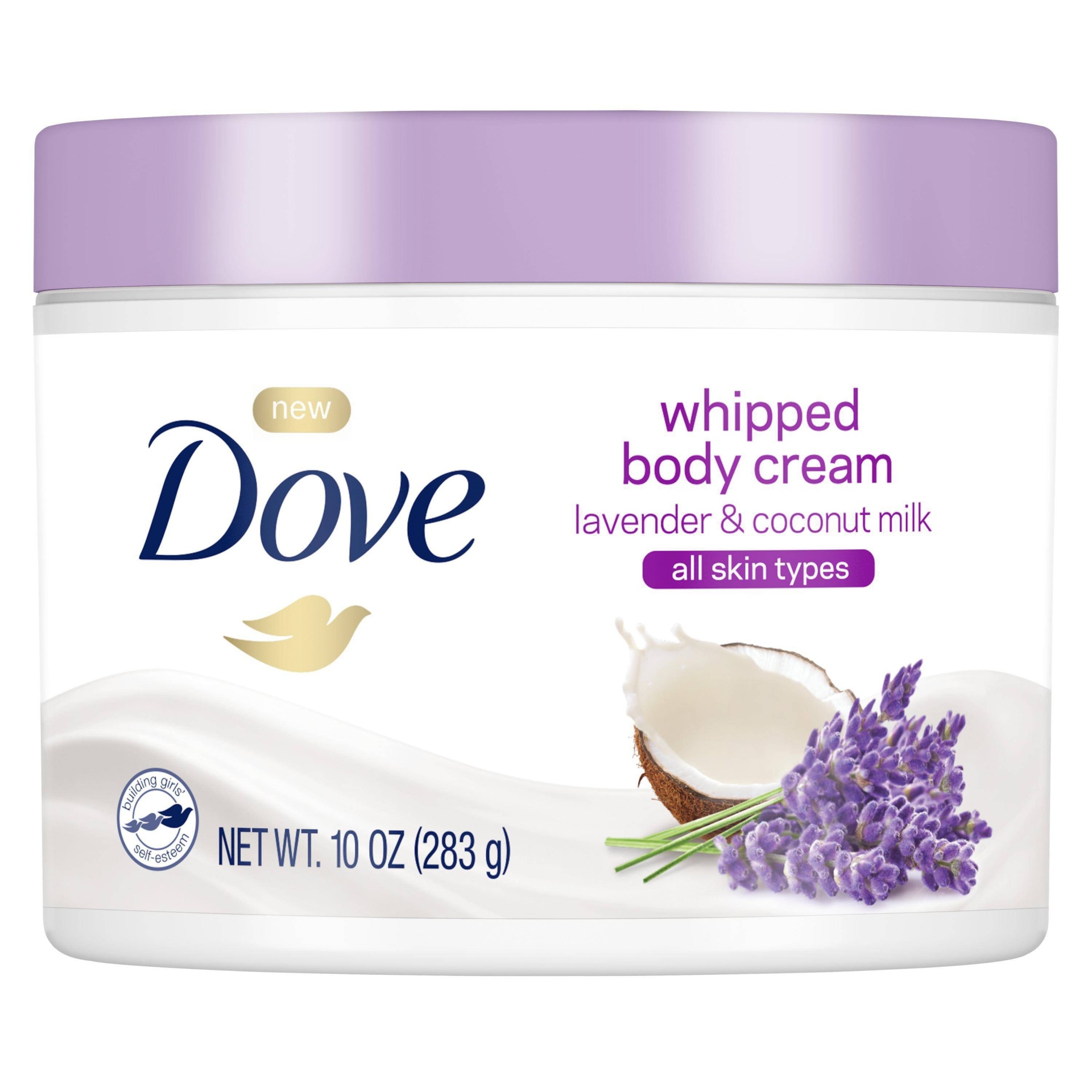 slide 1 of 2, Dove Beauty Whip Lavender & Coconut Hand and Body Lotion, 10 oz