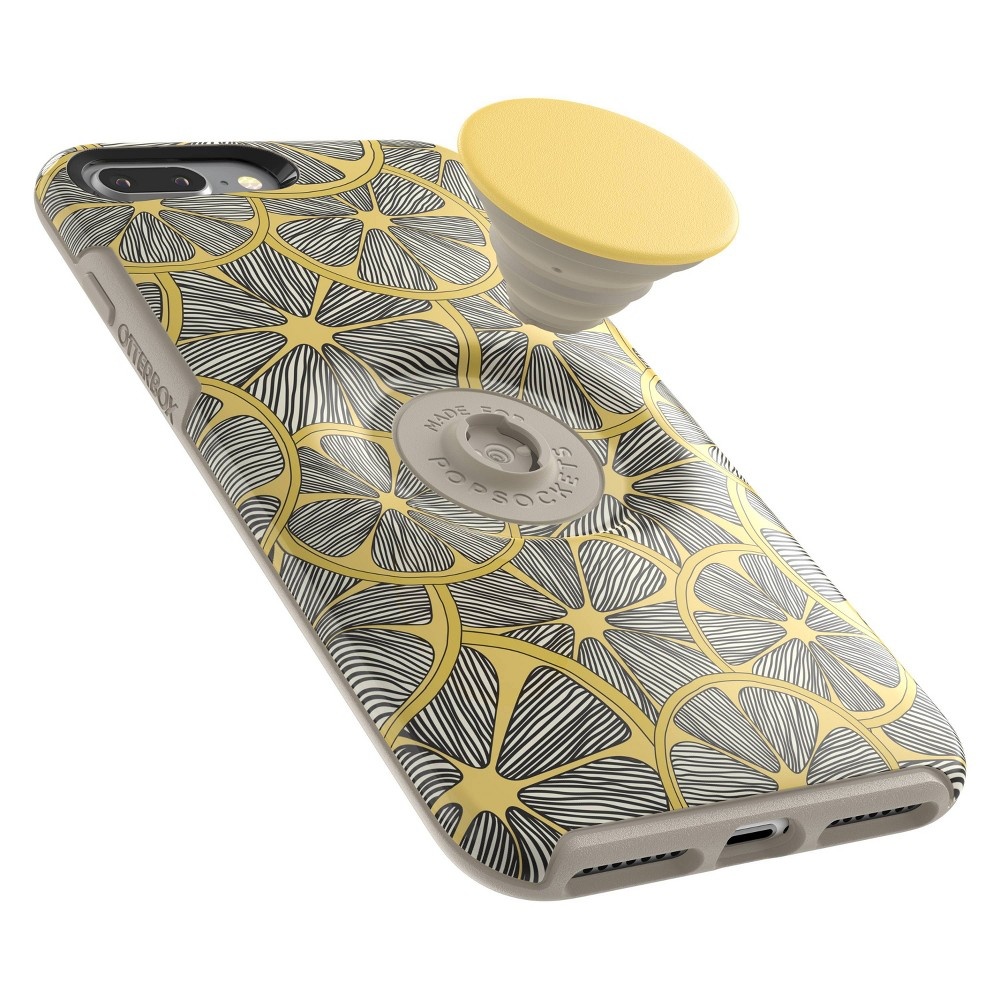 slide 4 of 9, OtterBox Apple iPhone 8 Plus/7 Plus Otter + Pop Symmetry Case (With Poptop) - Always Tarty, 1 ct