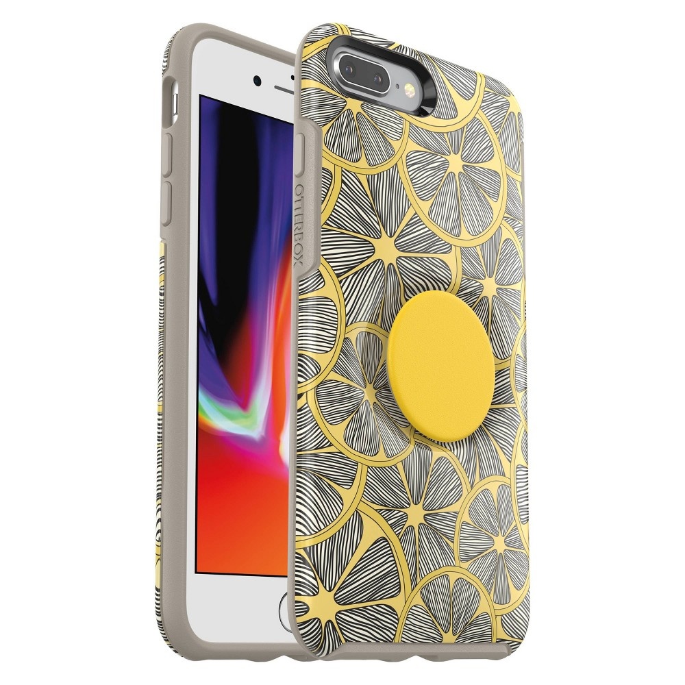 slide 5 of 9, OtterBox Apple iPhone 8 Plus/7 Plus Otter + Pop Symmetry Case (With Poptop) - Always Tarty, 1 ct