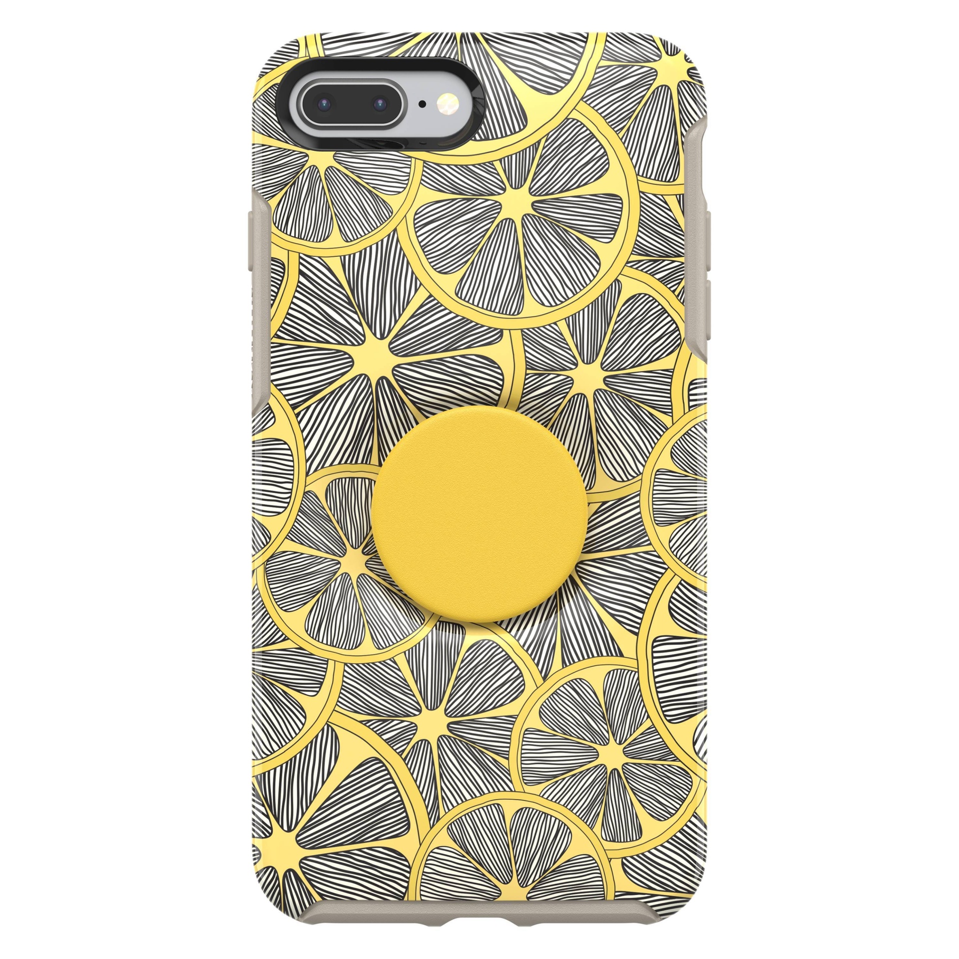 slide 1 of 9, OtterBox Apple iPhone 8 Plus/7 Plus Otter + Pop Symmetry Case (With Poptop) - Always Tarty, 1 ct