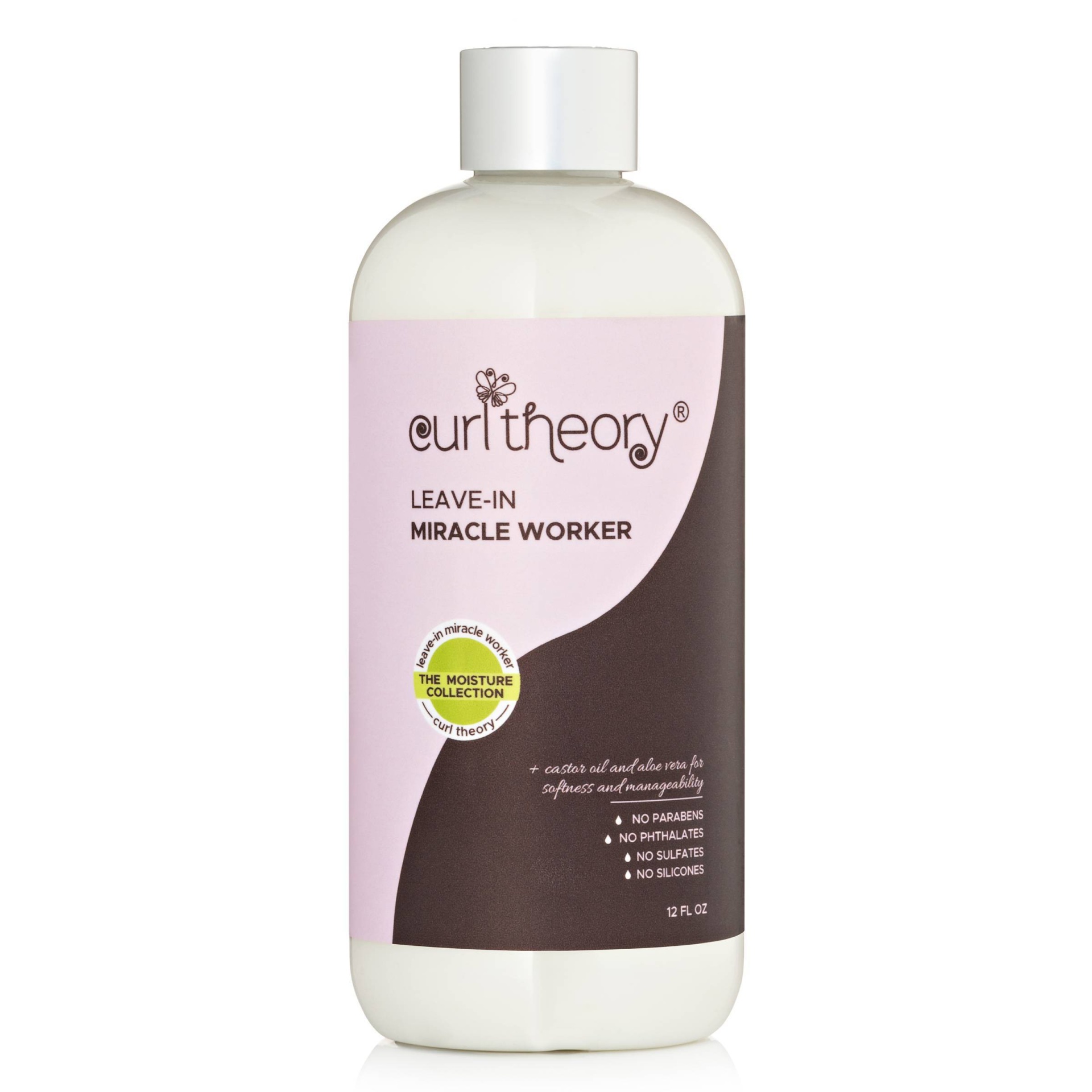 slide 1 of 2, Curl Theory Miracle Worker Hair Leave-In, 12 fl oz