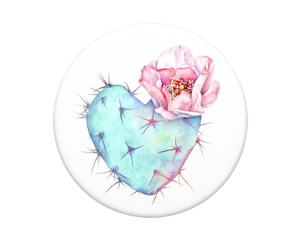 slide 3 of 3, PopSockets PopGrip Cell Phone Grip & Stand - Succulent Heart, 1 ct