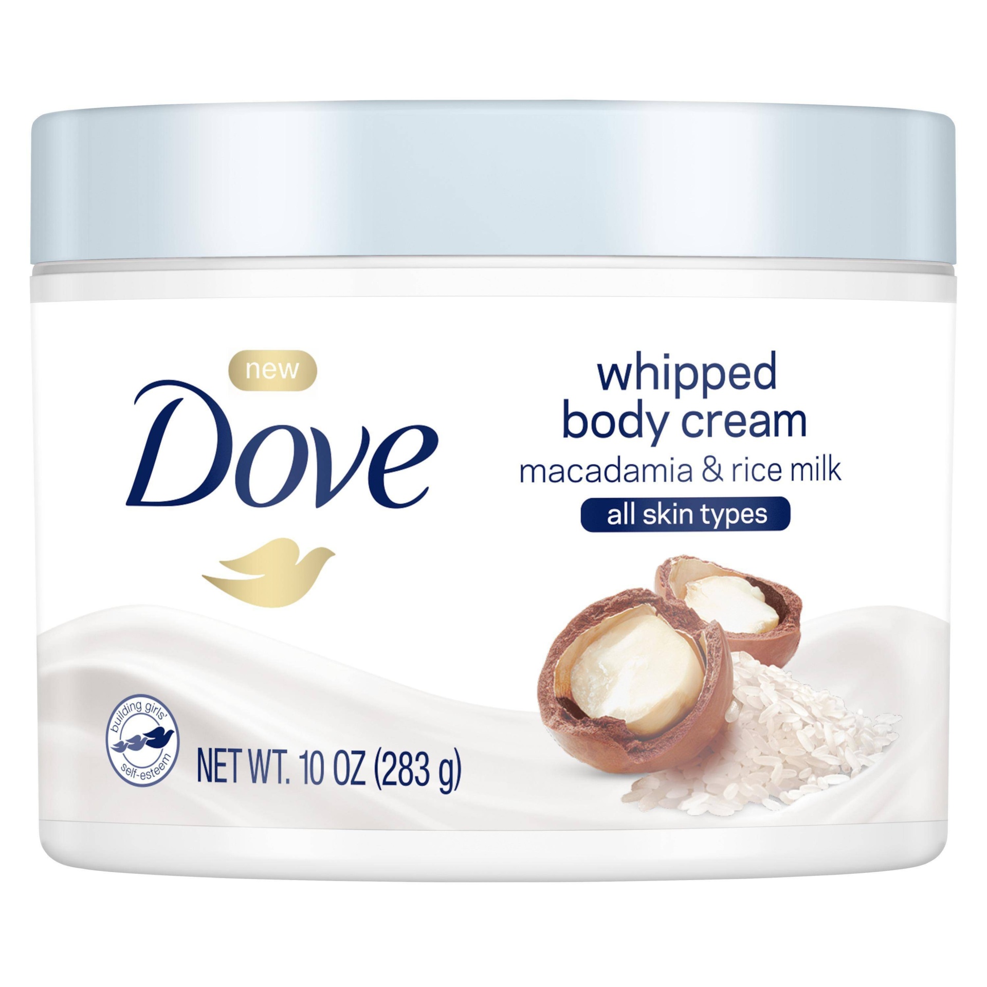 slide 1 of 2, Dove Beauty Whip Macadamia And Rice Milk Hand And Body Lotions, 10 fl oz