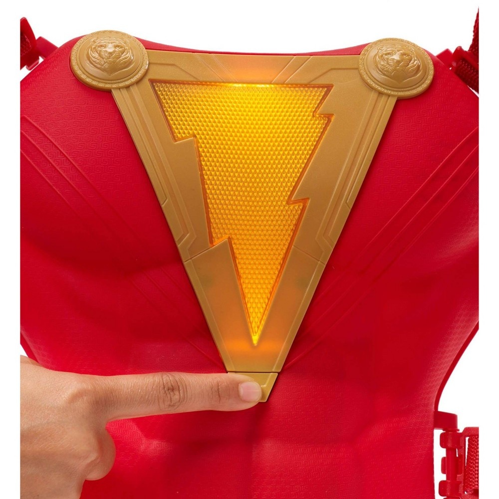 slide 4 of 7, DC Comics Shazam! Power Emblem Chest Plate, 1 ct