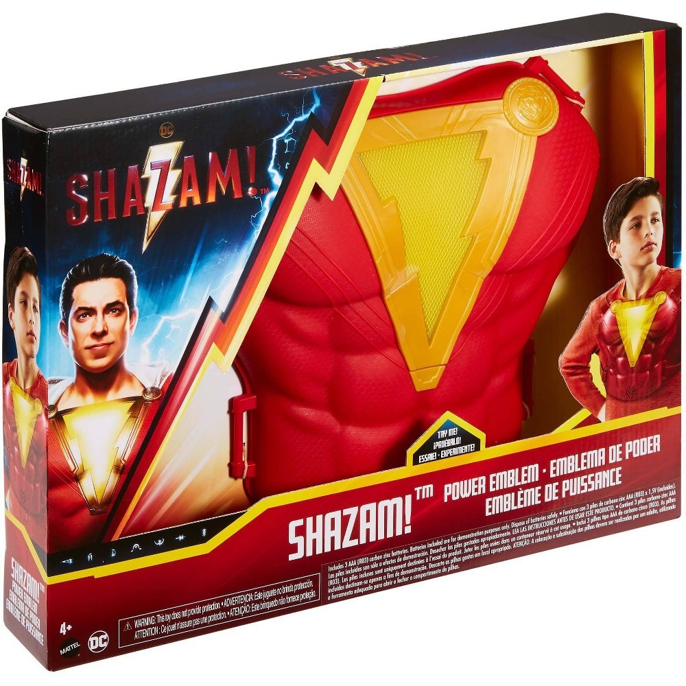 slide 6 of 7, DC Comics Shazam! Power Emblem Chest Plate, 1 ct