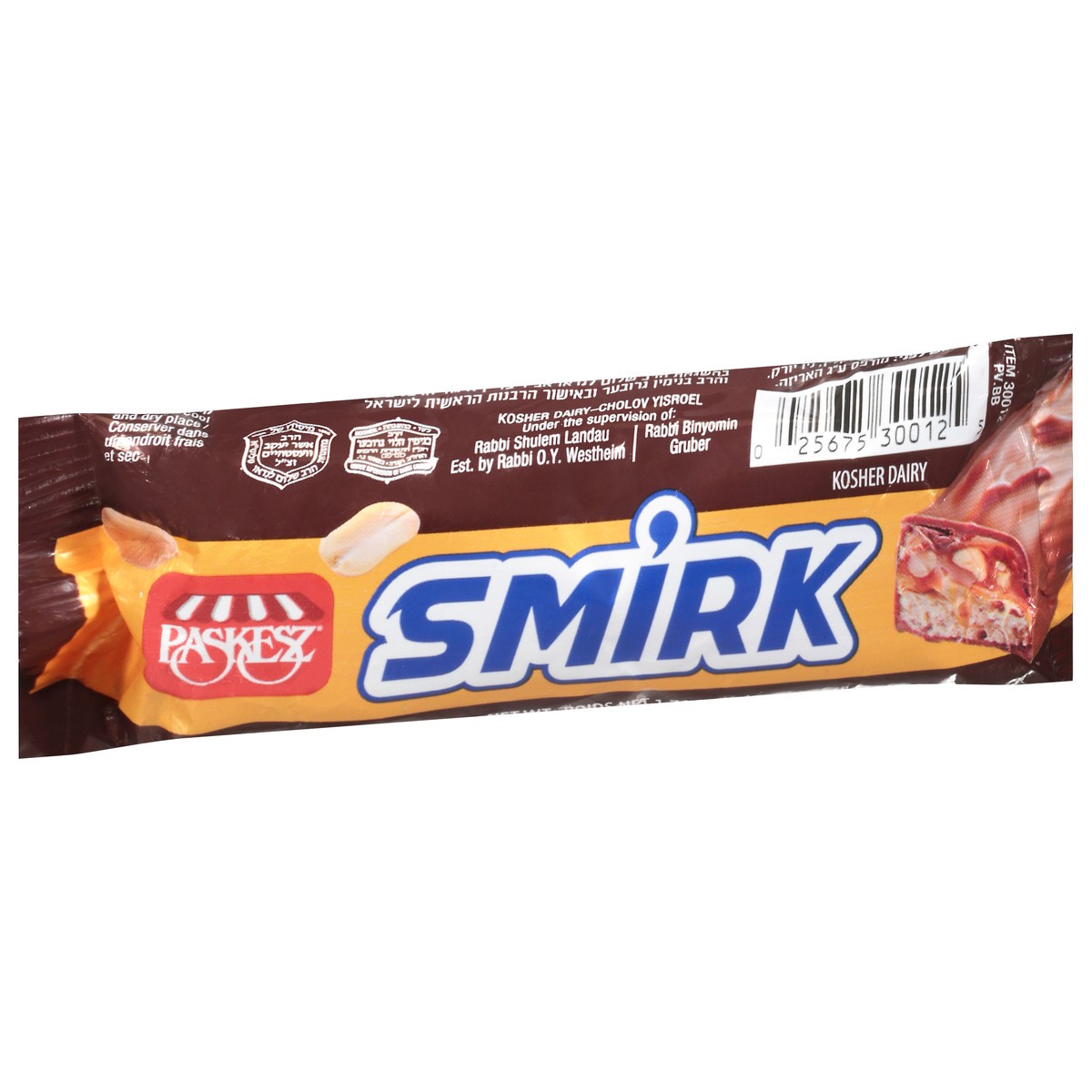 slide 4 of 9, Paskesz Klik Smirk Bars 1.76 Oz, 1 ct