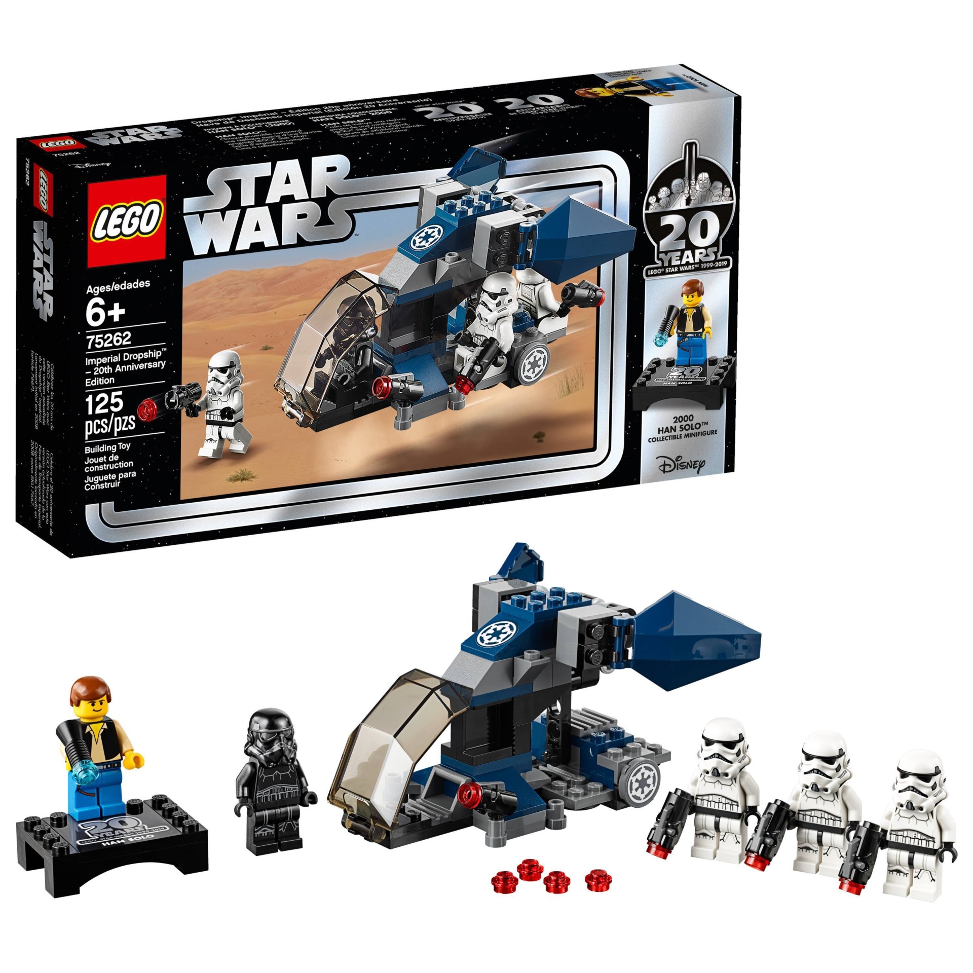 slide 1 of 7, LEGO Star Wars Imperial Dropship - 20th Anniversary Edition, 125 ct