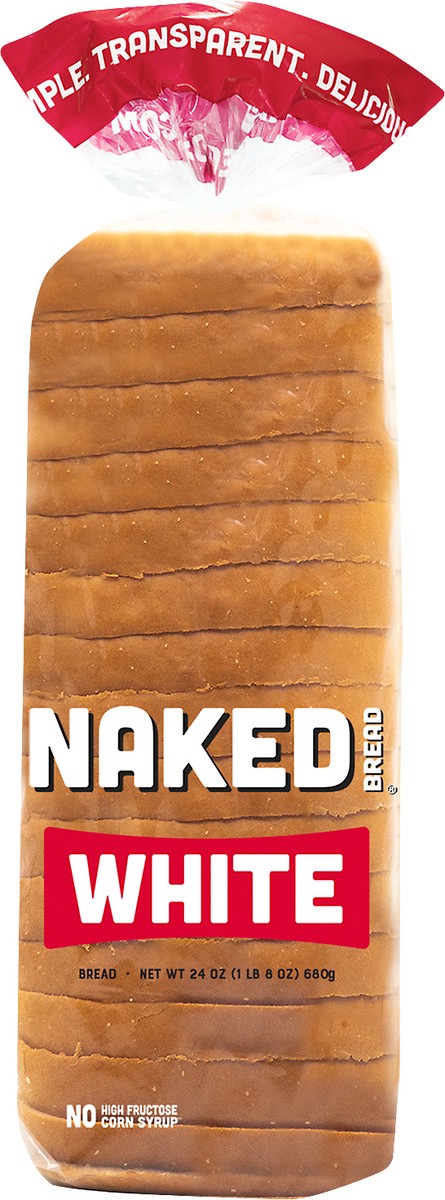 slide 6 of 7, Naked Old Fashioned White Bread, 24 oz