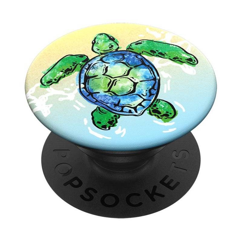 slide 1 of 3, PopSockets PopGrip Animal Friend Cell Phone Grip & Stand - Tortuga, 1 ct