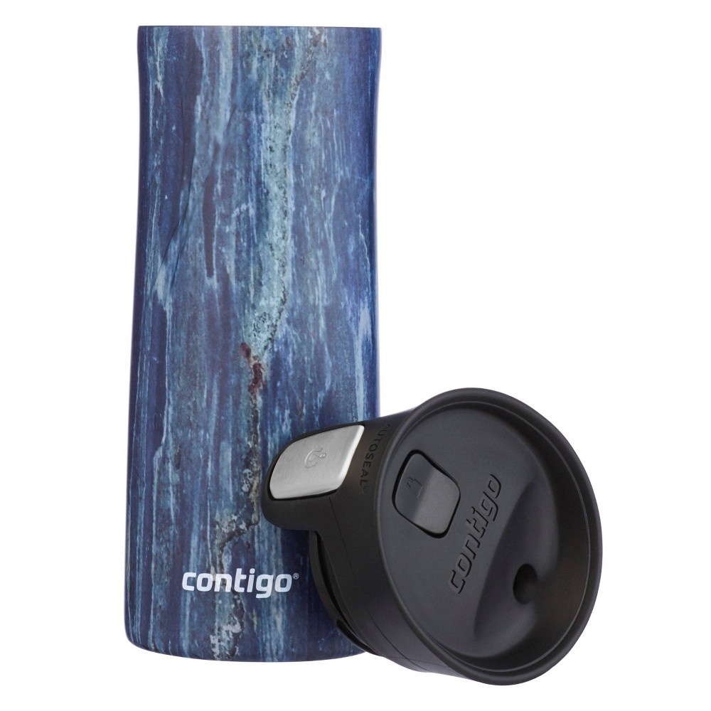 slide 5 of 7, Contigo Couture Stainless Steel Autoseal Vacuum-Insulated Coffee Travel Mug Blue Slate, 14 oz