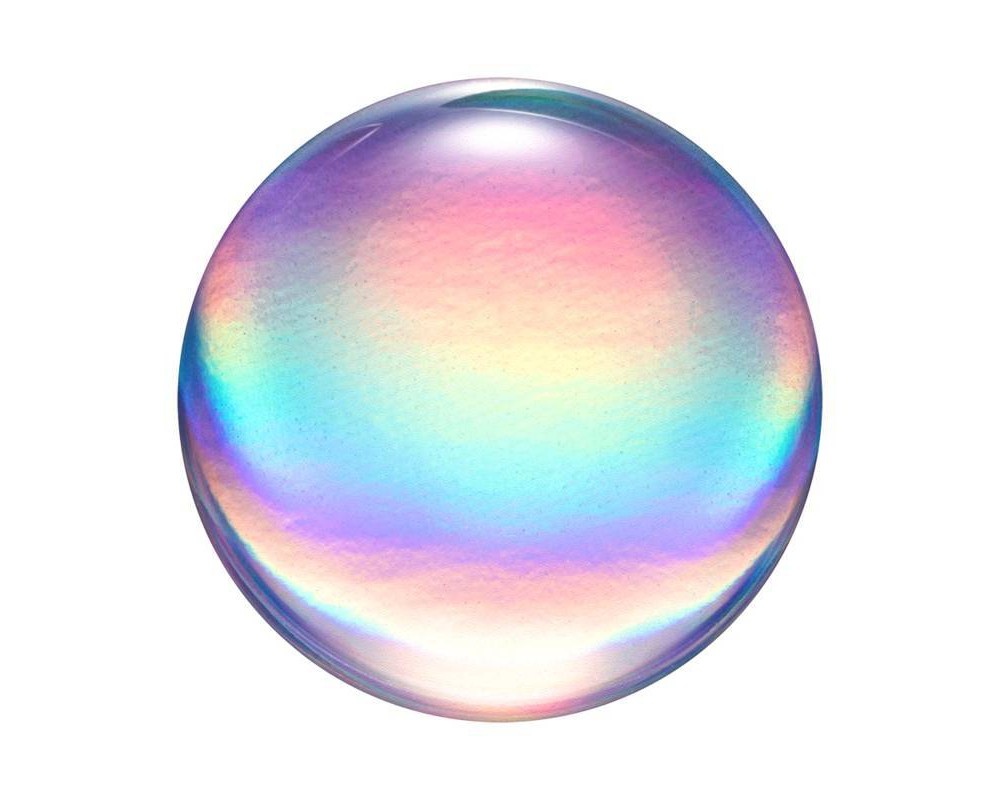 slide 3 of 3, PopSockets Gloss PopGrip Cell Phone Grip & Stand - Rainbow Orb, 1 ct