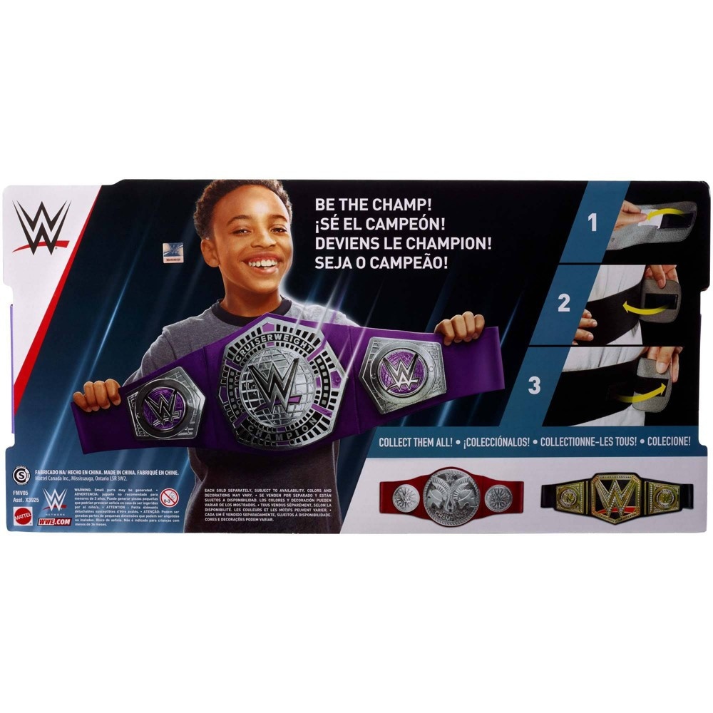 slide 5 of 5, WWE Cruiserweight Belt, 1 ct