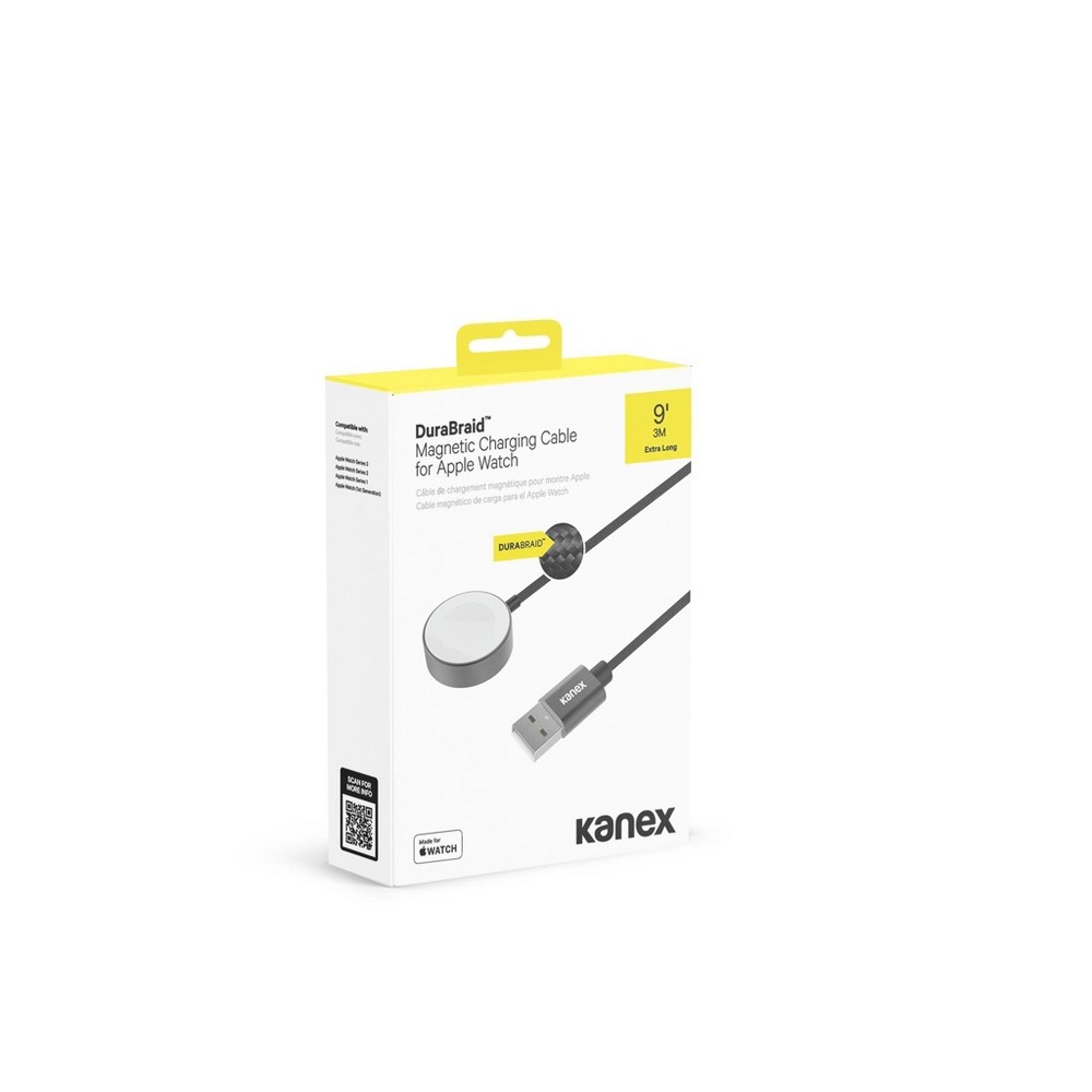 slide 3 of 5, Kanex DuraBraid Magnetic Charging Cable for Apple Watch, 1 ct