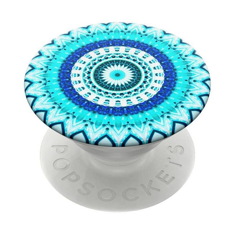 slide 1 of 3, PopSockets PopGrip Cell Phone Grip & Stand - Blue Floral Mandala, 1 ct