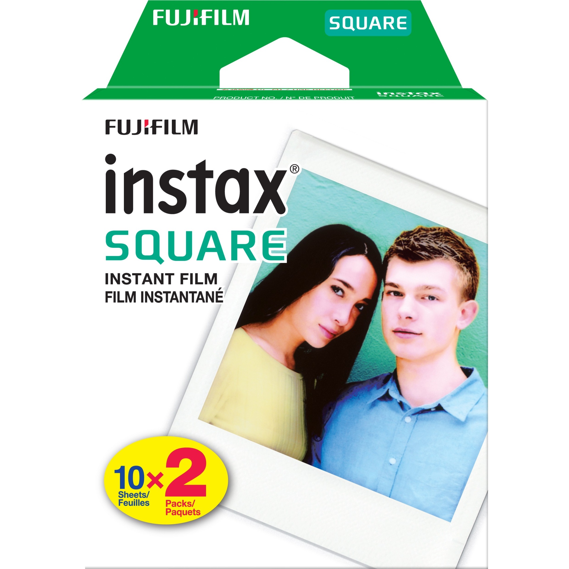 slide 1 of 3, Fujifilm Instax Square Twin Pack Film, 1 ct