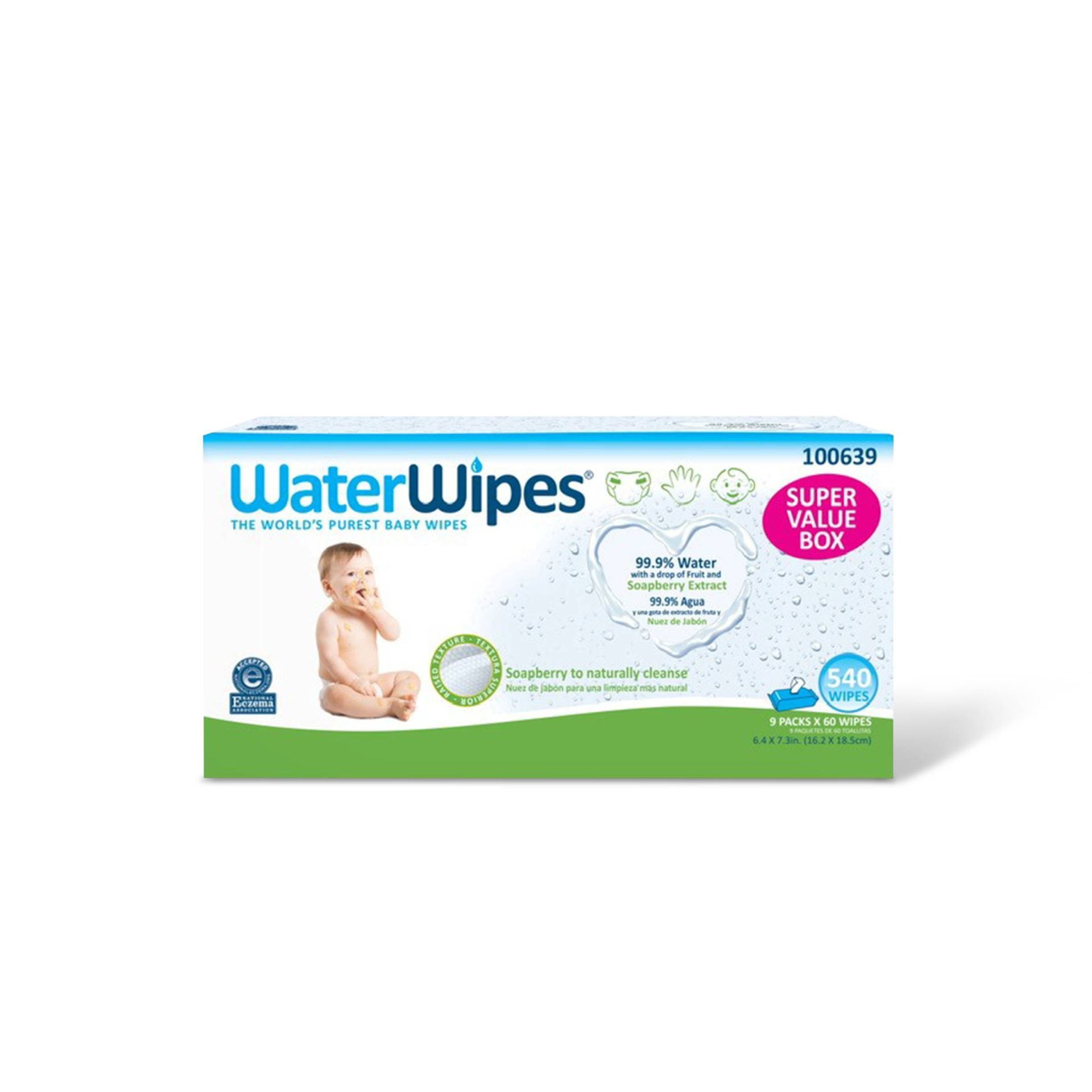 slide 1 of 1, WaterWipes Baby Wipes Soapberry, 540 ct