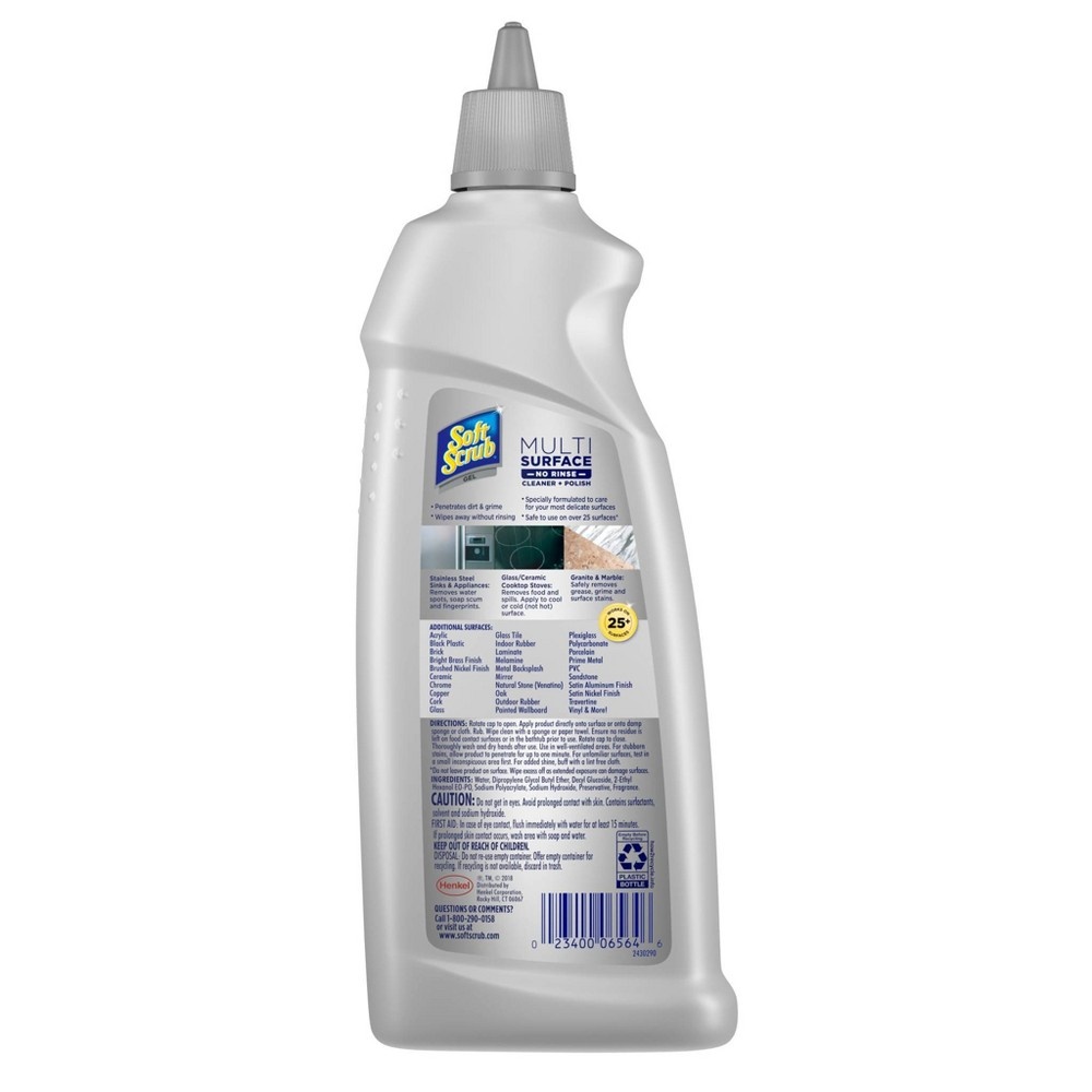 slide 2 of 3, Soft Scrub Multi-Surface Cleaner & Polish Gel, 18.3 oz