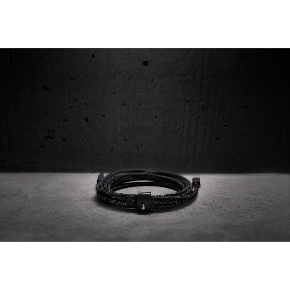 slide 5 of 7, Native Union Belt XL 10' Braided Lightning to USB-A Cable - Cosmos Black, 1 ct