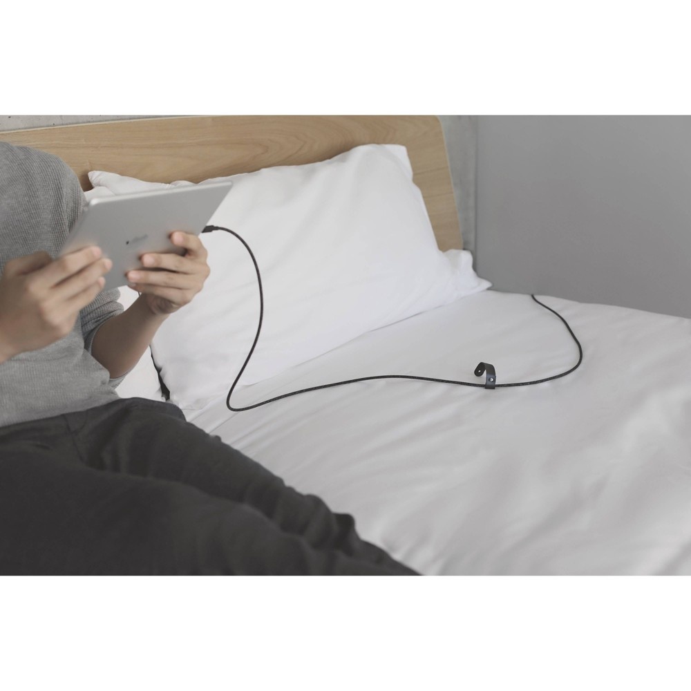 slide 6 of 7, Native Union Belt XL 10' Braided Lightning to USB-A Cable - Cosmos Black, 1 ct