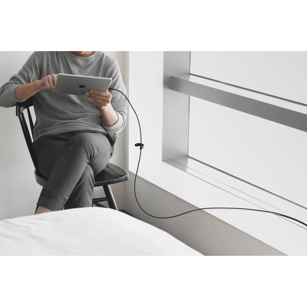 slide 7 of 7, Native Union Belt XL 10' Braided Lightning to USB-A Cable - Cosmos Black, 1 ct