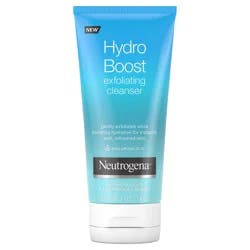 Neutrogena Hydro Boost Gentle Exfoliating Daily Facial Cleanser with Hyaluronic Acid, Face Wash Clinically Proven to Increase Skin's Hydration Level, Oil-Free & Non-Comedogenic, 5 oz