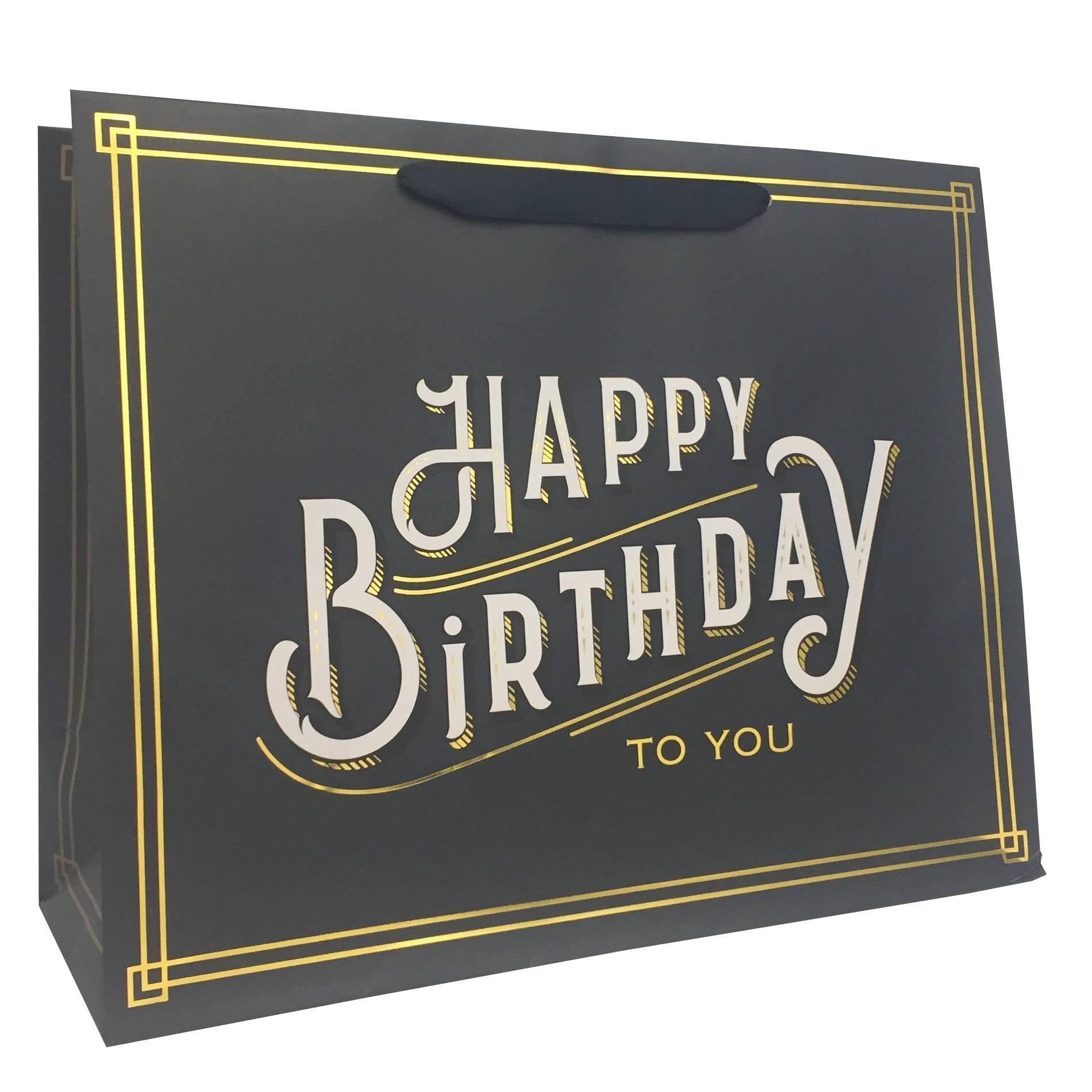 slide 1 of 2, "Happy Birthday To You" Medium Bag - Spritz, 1 ct