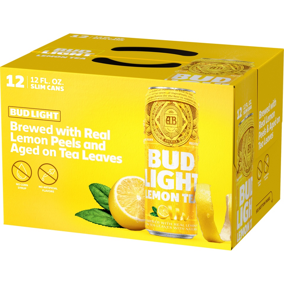 slide 6 of 6, Budweiser Bud Light Lemon Tea Pack Can, 12 ct; 12 fl oz