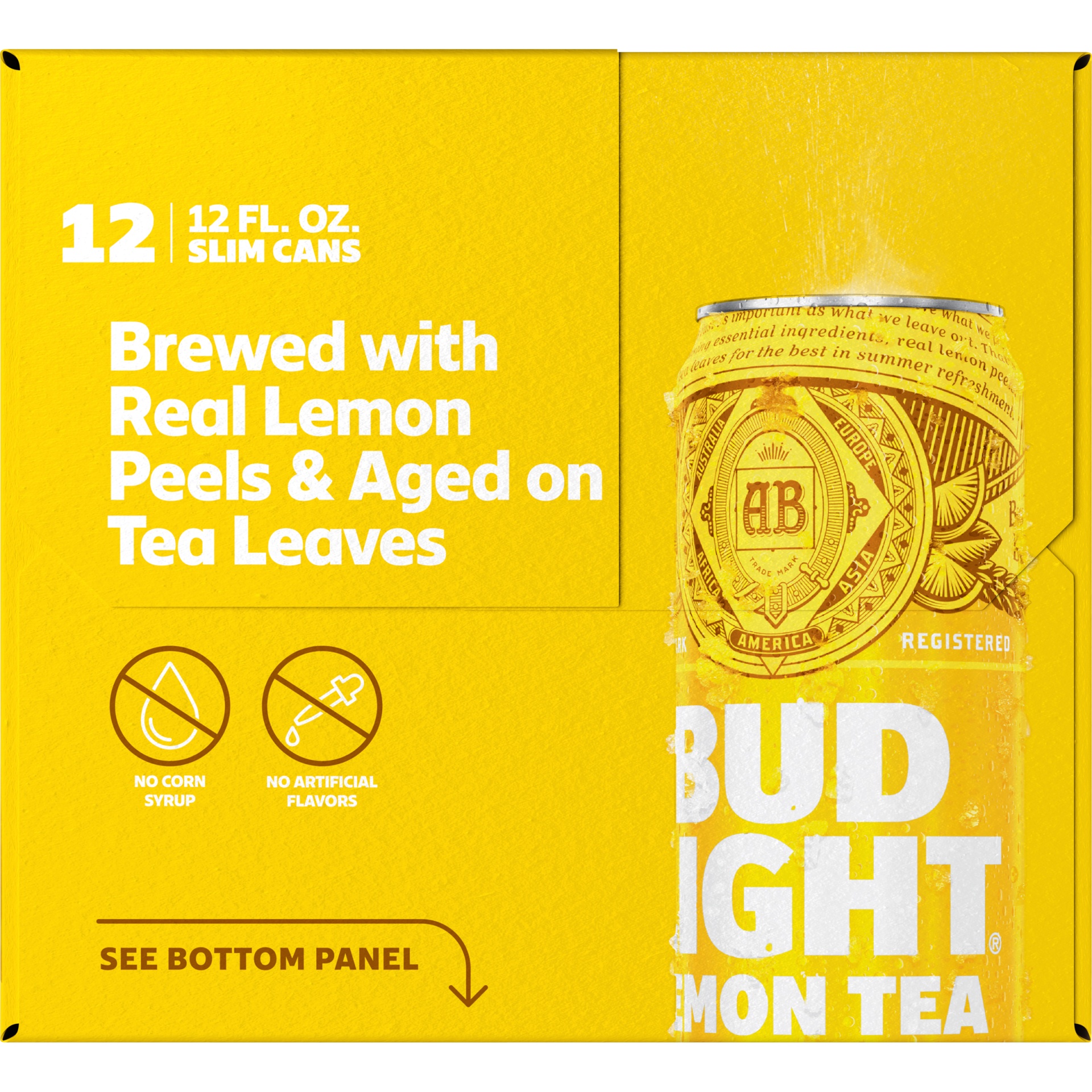 slide 5 of 6, Budweiser Bud Light Lemon Tea Pack Can, 12 ct; 12 fl oz