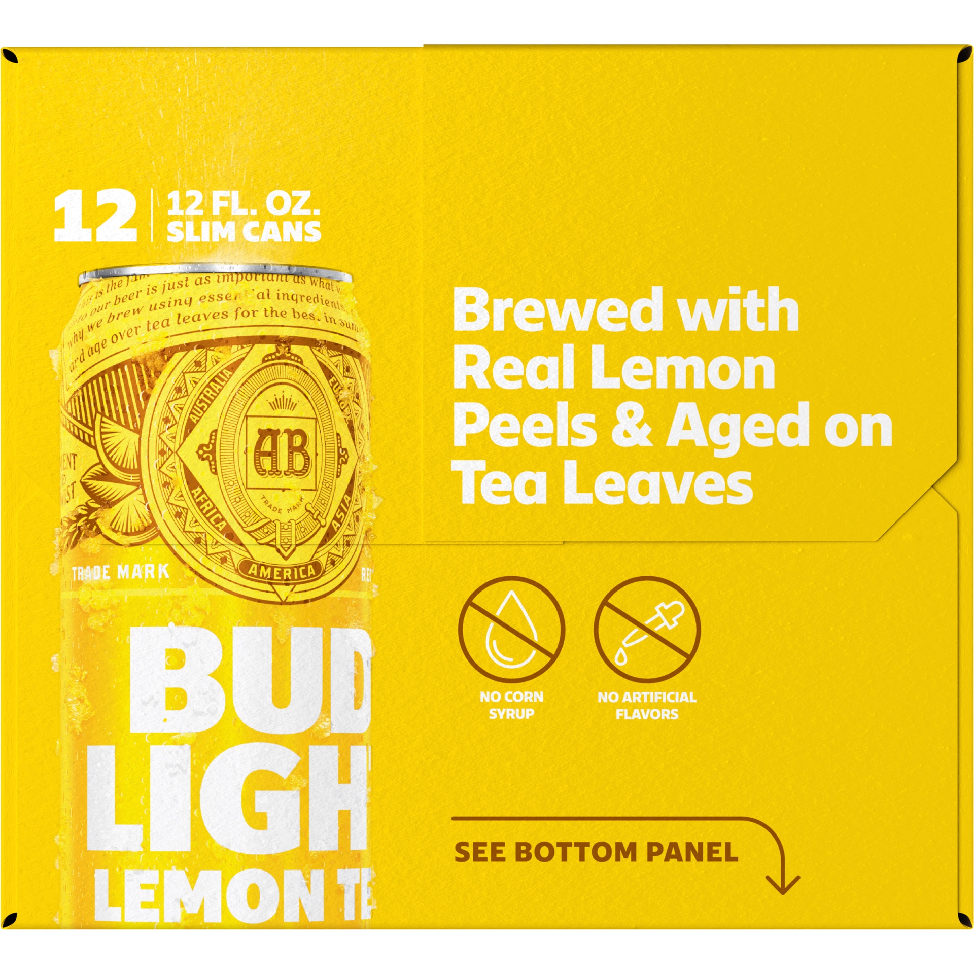 slide 3 of 6, Budweiser Bud Light Lemon Tea Pack Can, 12 ct; 12 fl oz