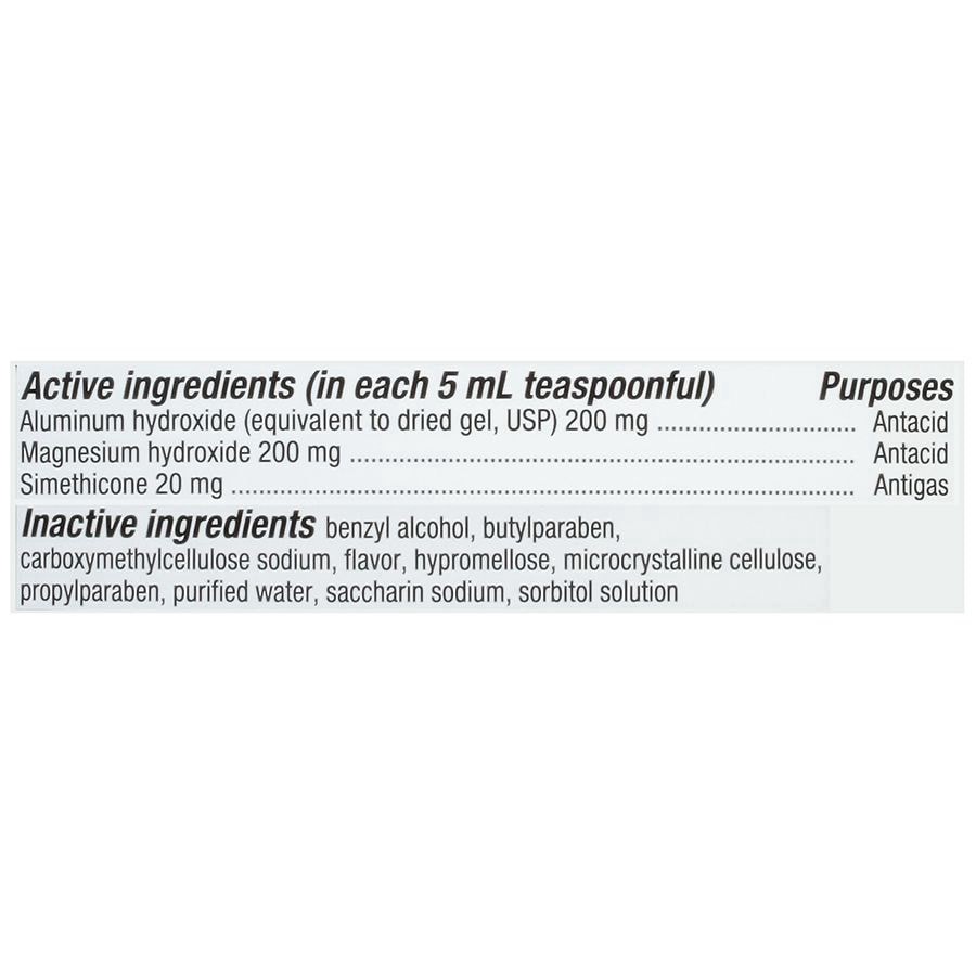 slide 5 of 5, Walgreens Antacid Liquid Mint, 26 oz
