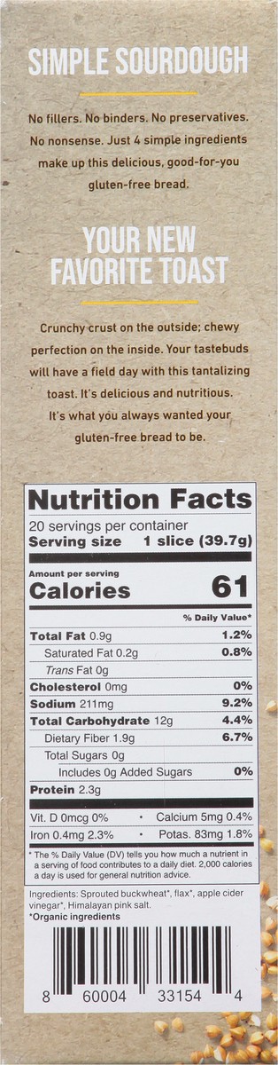 slide 2 of 14, Pacha Soap Co. Buckwheat Loaf Sourdough 28 oz, 28 oz