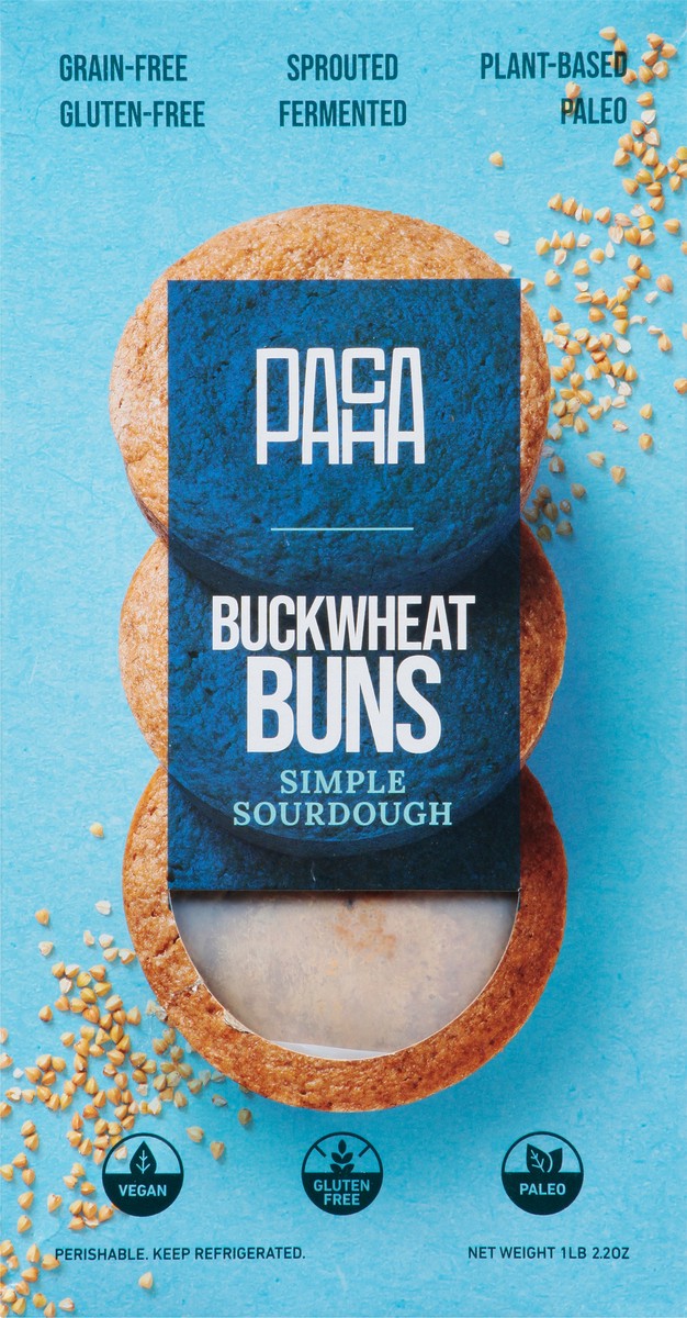 slide 9 of 14, Pacha Soap Co. Buckwheat Buns Sourdough 18.2 oz, 18.2 oz