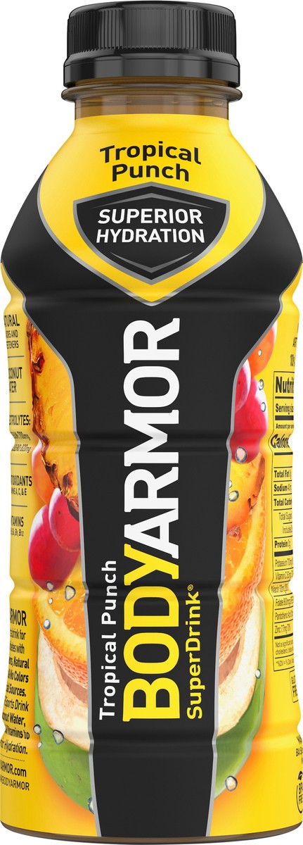 slide 2 of 8, BODYARMOR Superior Hydration Tropical Punch Super Drink - 16 fl oz, 16 fl oz