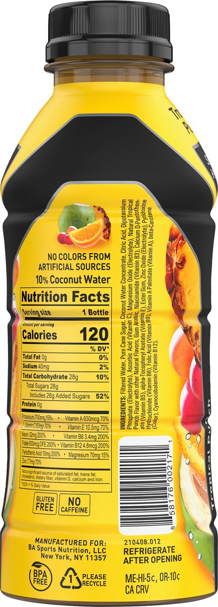 slide 3 of 8, BODYARMOR Superior Hydration Tropical Punch Super Drink - 16 fl oz, 16 fl oz