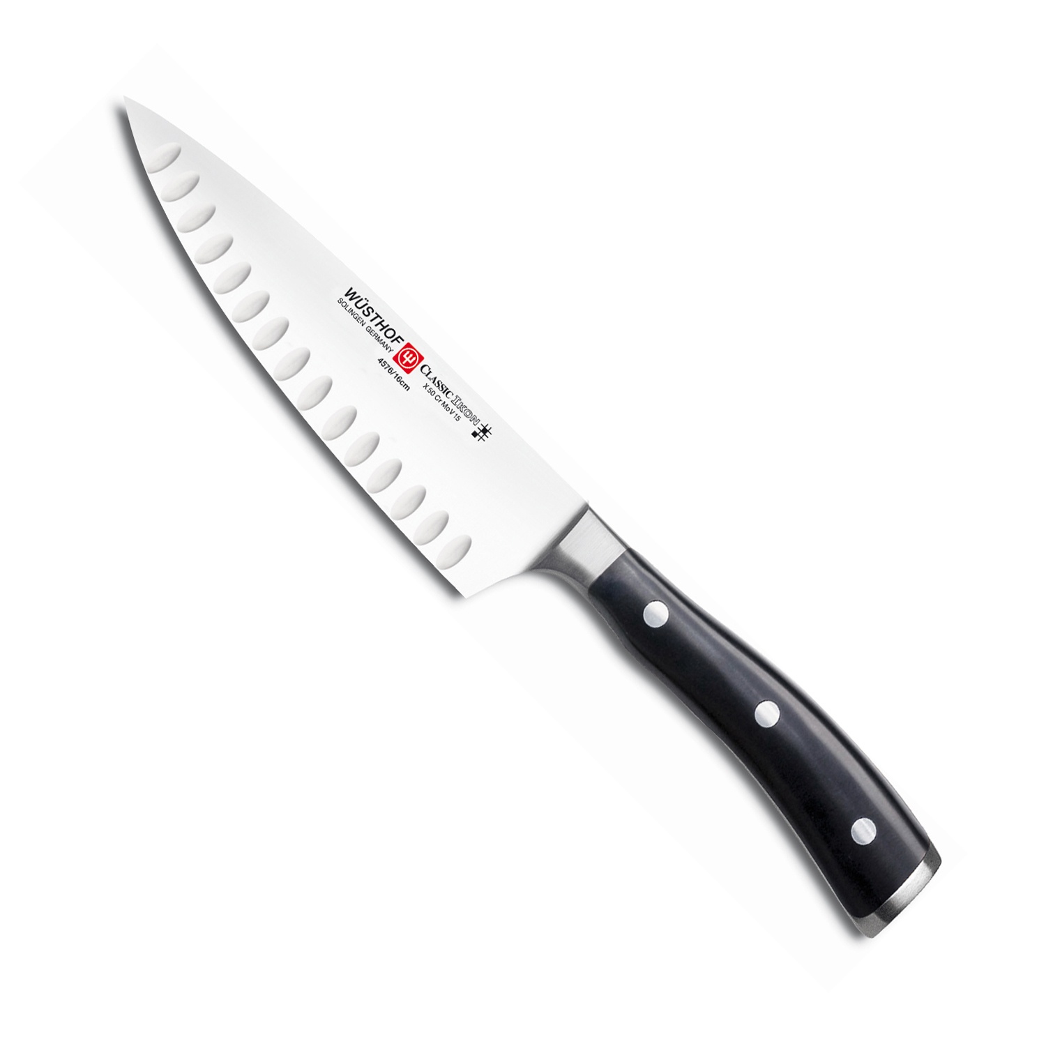 slide 1 of 1, Wsthof Classic Ikon Hollow-Edge Chefs Knife, 8 in